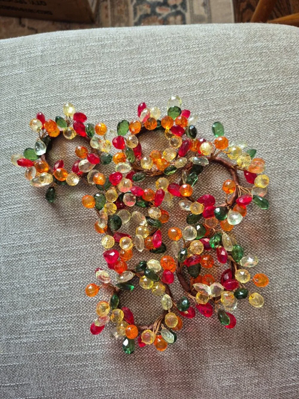 6 fall color pier 1 napkin holders